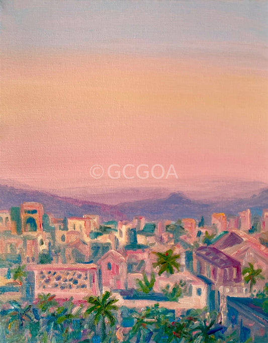 Cocktail Sunset - Original Art - Gold Coast Gallery Of ArtCharlotte Moore