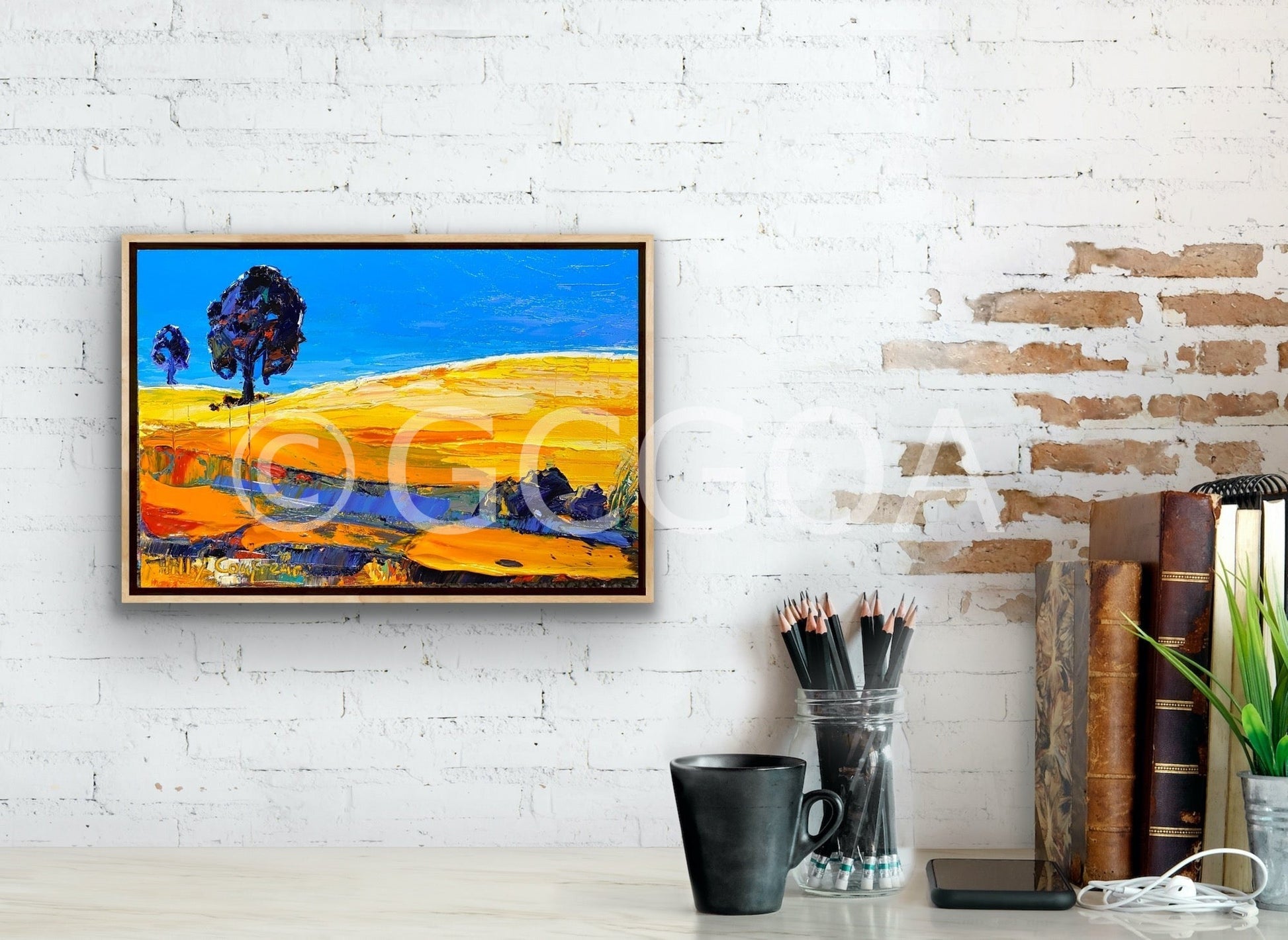 Colourful Landscape - Gold Coast Gallery Of ArtHilly Coufreur