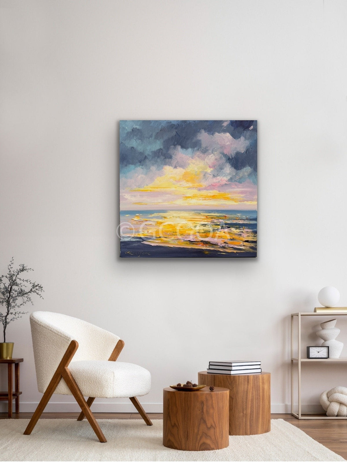 Colours of the Ocean No 59 - Original Art - Gold Coast Gallery Of ArtLiliana Gigovic