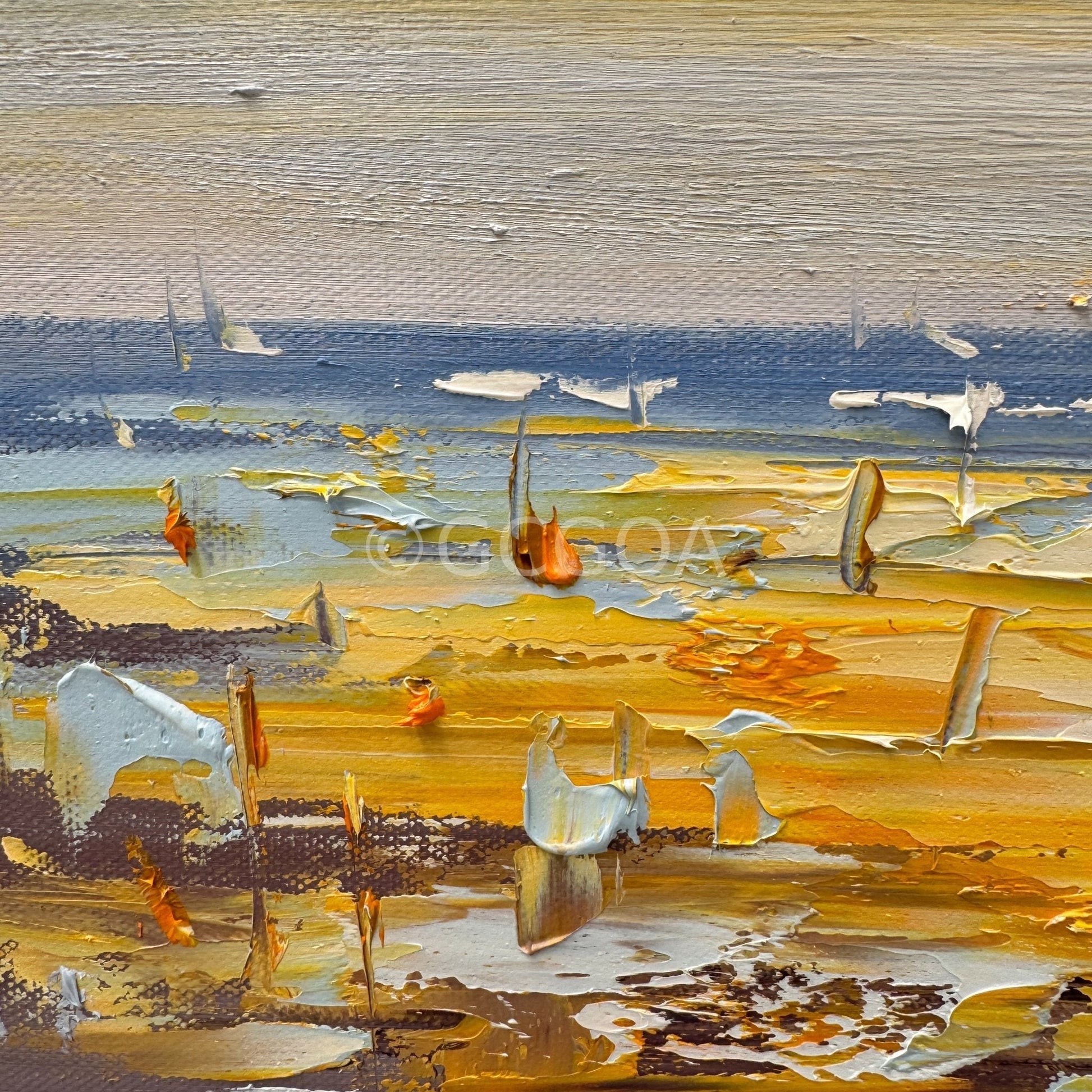 Colours of the Ocean No 60 - Original Art - Gold Coast Gallery Of ArtLiliana Gigovic