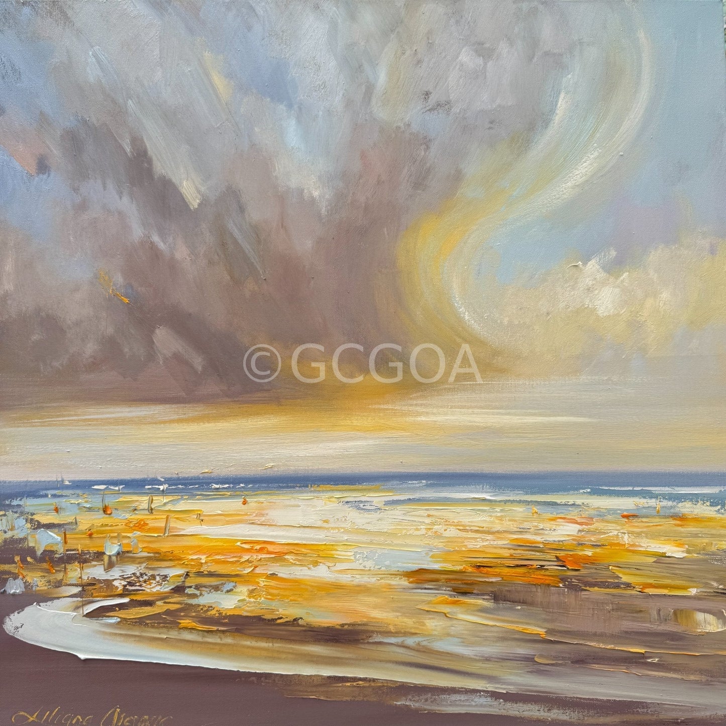 Colours of the Ocean No 60 - Original Art - Gold Coast Gallery Of ArtLiliana Gigovic