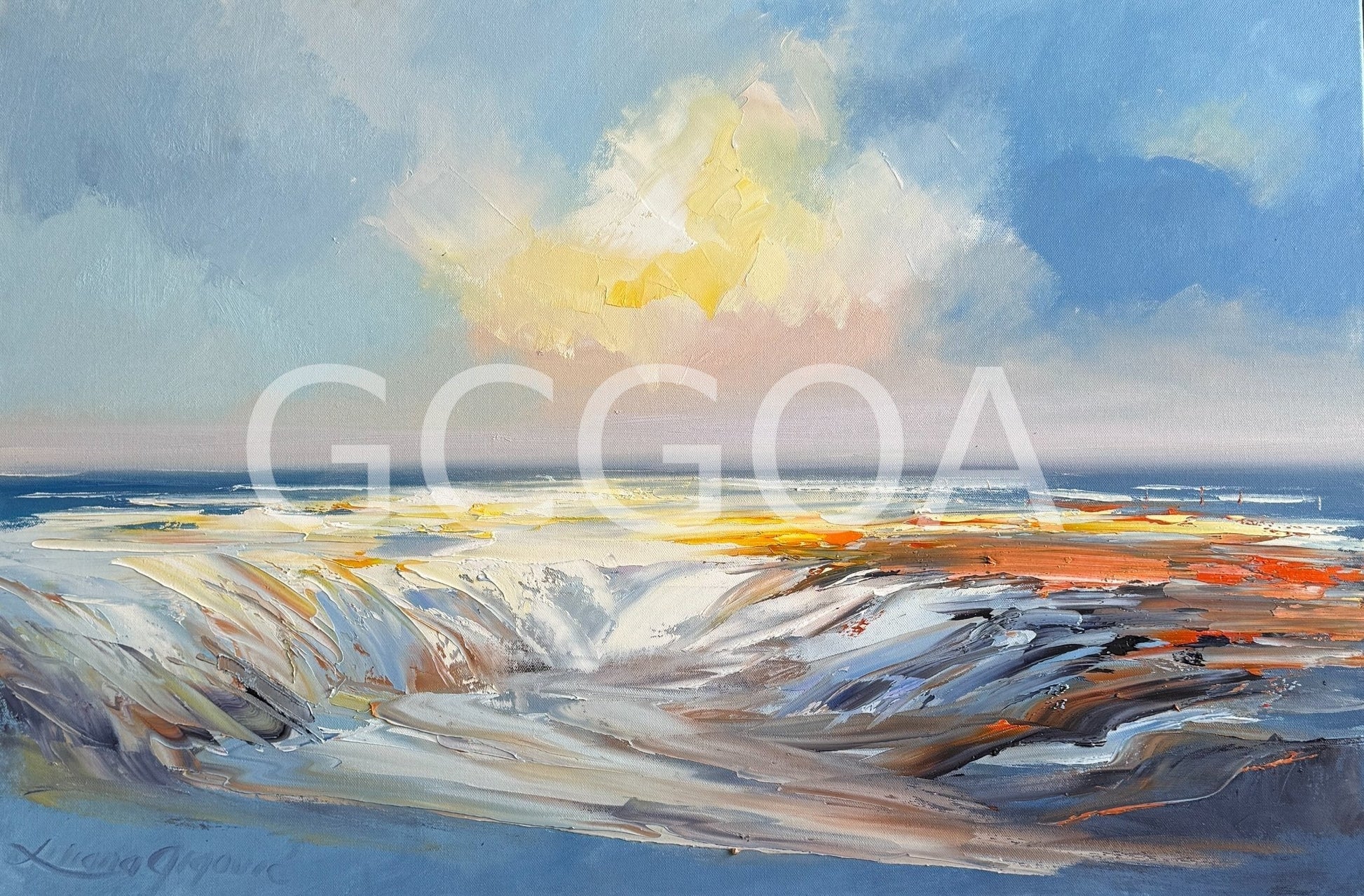 Colours of the ocean No 63, - Gold Coast Gallery Of ArtLiliana Gigovic