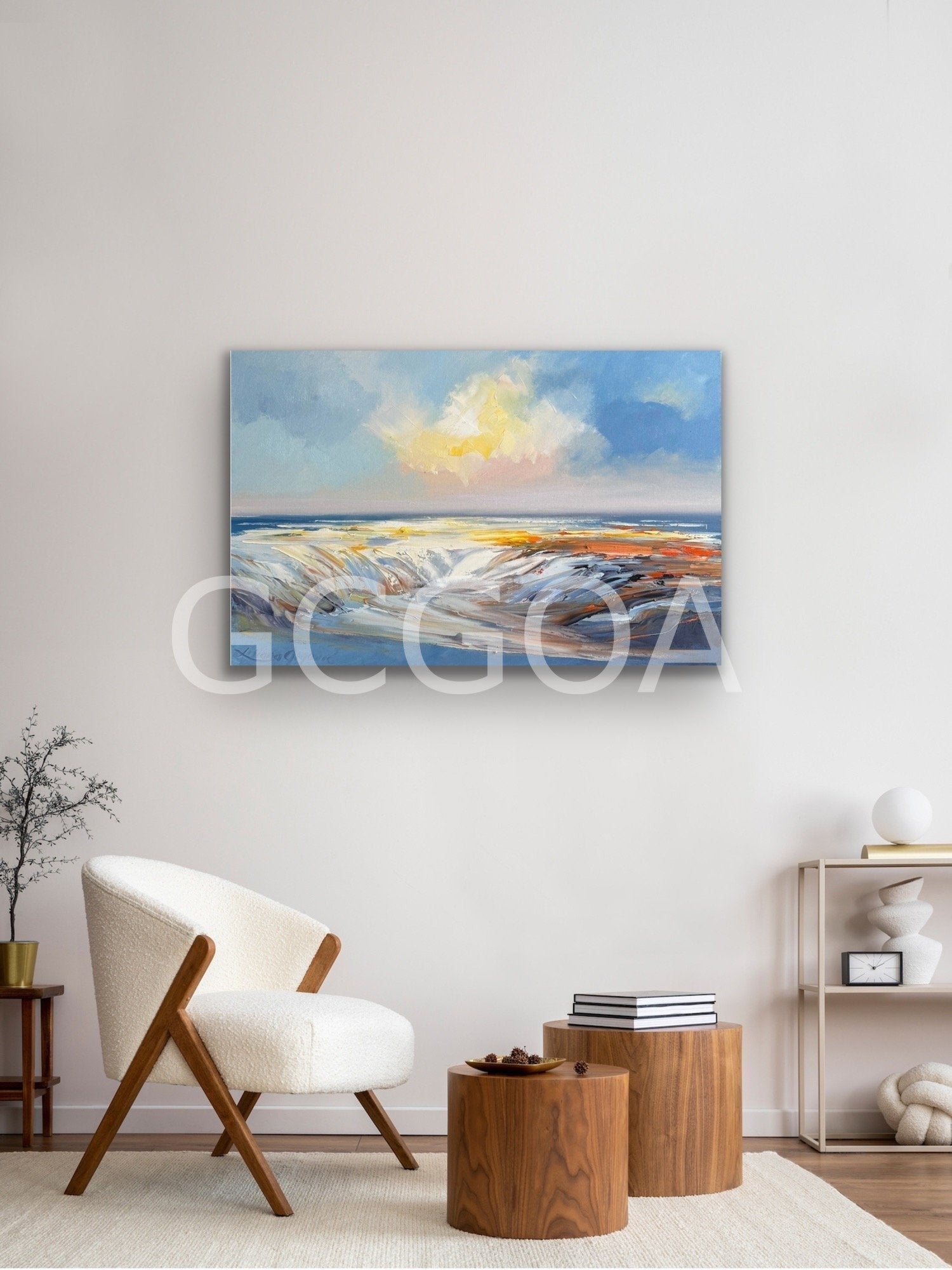 Colours of the ocean No 63, - Gold Coast Gallery Of ArtLiliana Gigovic
