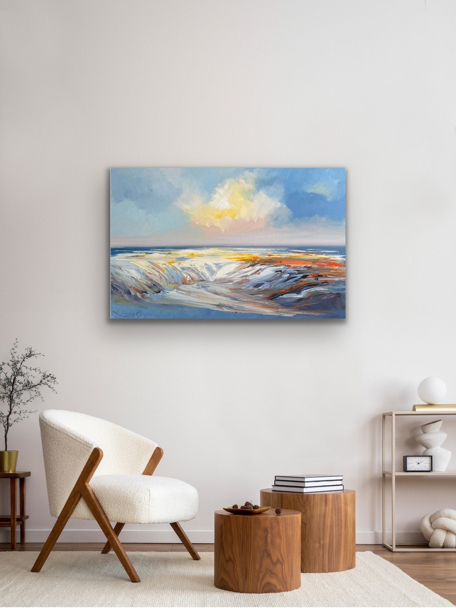Colours of the ocean No 63, - Gold Coast Gallery Of ArtLiliana Gigovic