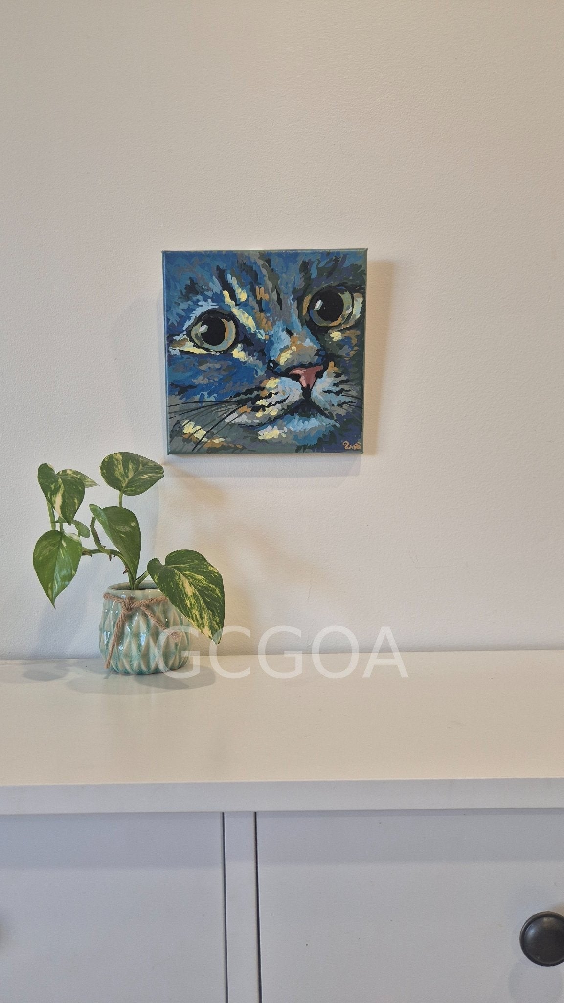 Contemplative Cat - Gold Coast Gallery Of ArtRenae Hall