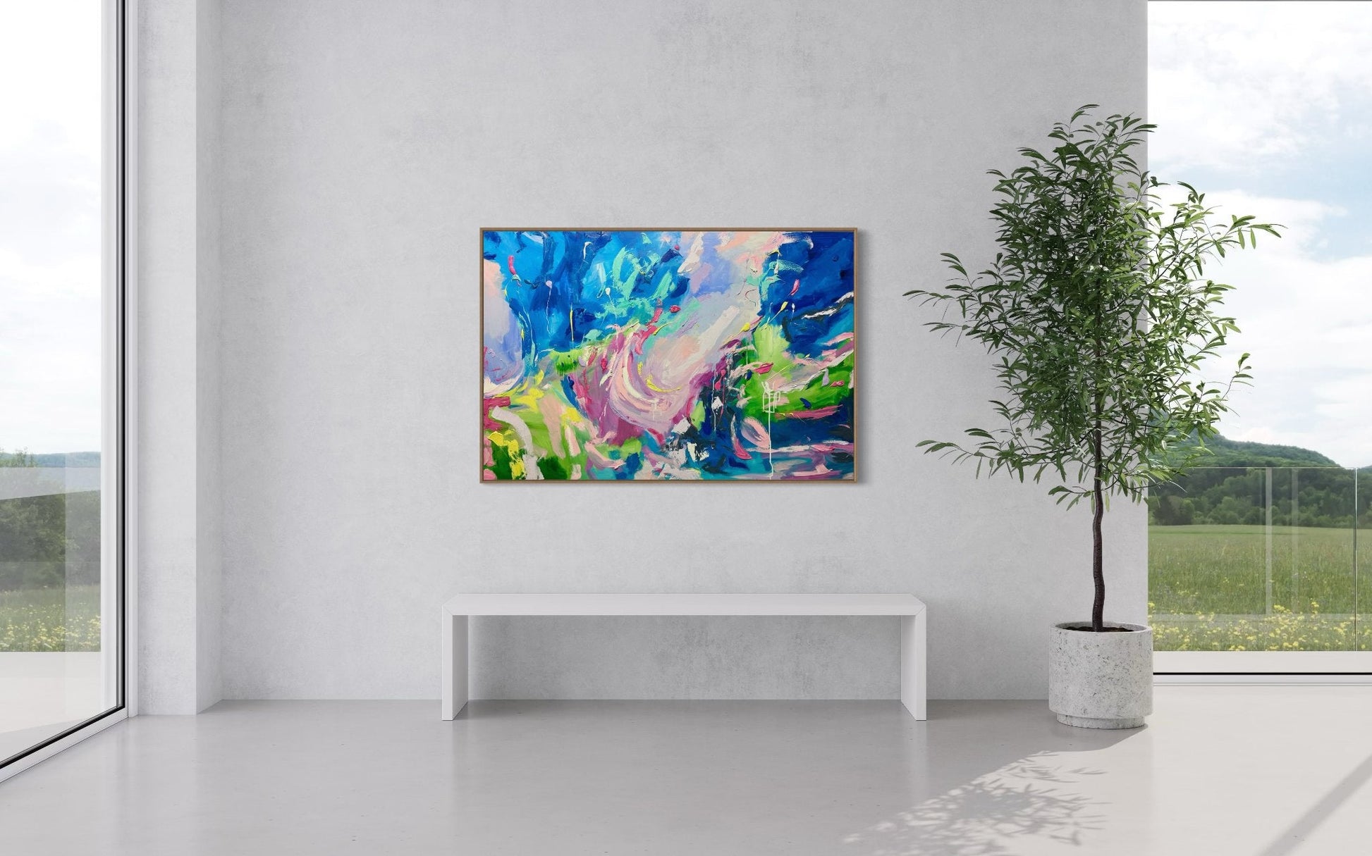 Cosmic Flow - Gold Coast Gallery Of ArtAnjana Rai