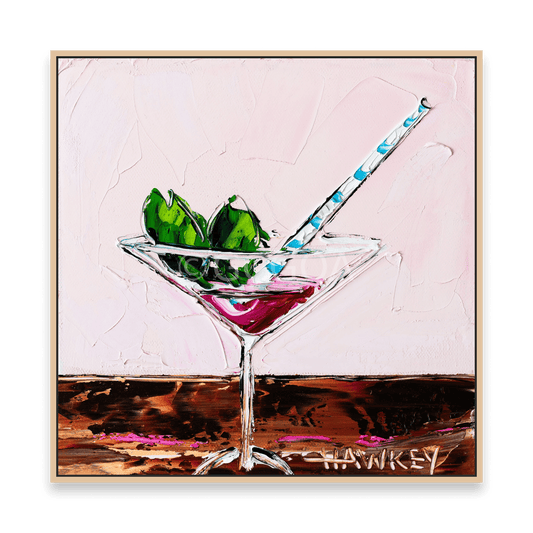 Cosmopolitan With Mint - Fine Art Print - Gold Coast Gallery Of ArtAngela Hawkey