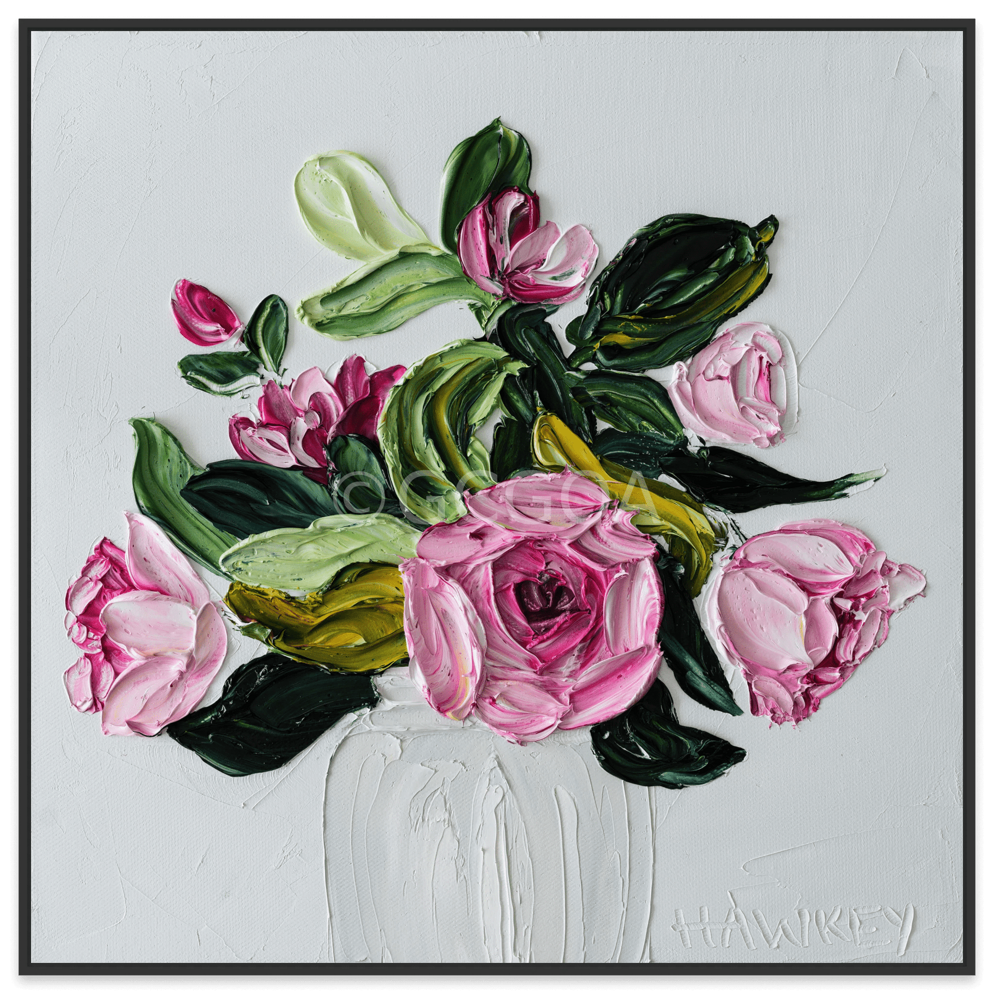 Cottage Garden Roses 5 - Fine Art Print - Gold Coast Gallery Of ArtAngela Hawkey