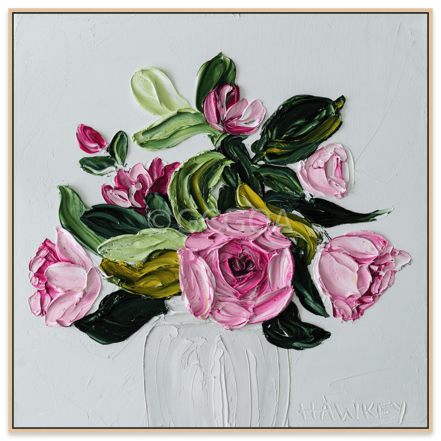Cottage Garden Roses 5 - Fine Art Print - Gold Coast Gallery Of ArtAngela Hawkey
