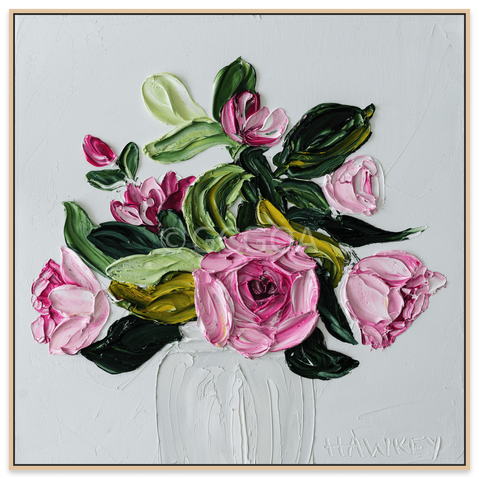 Cottage Garden Roses 5 - Fine Art Print - Gold Coast Gallery Of ArtAngela Hawkey