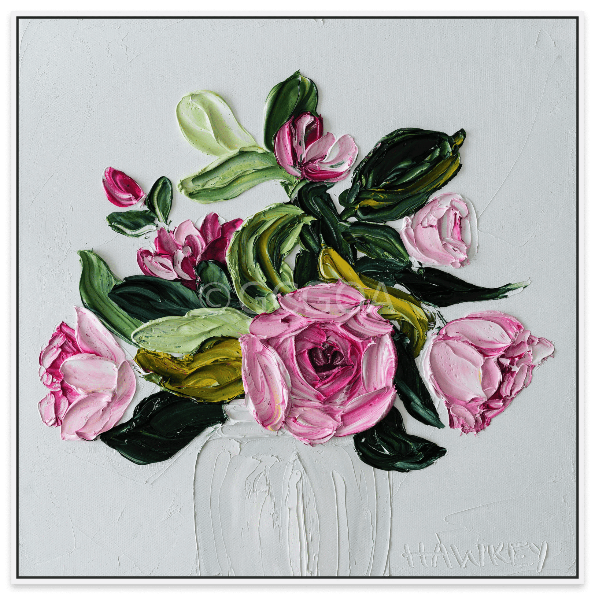 Cottage Garden Roses 5 - Fine Art Print - Gold Coast Gallery Of ArtAngela Hawkey