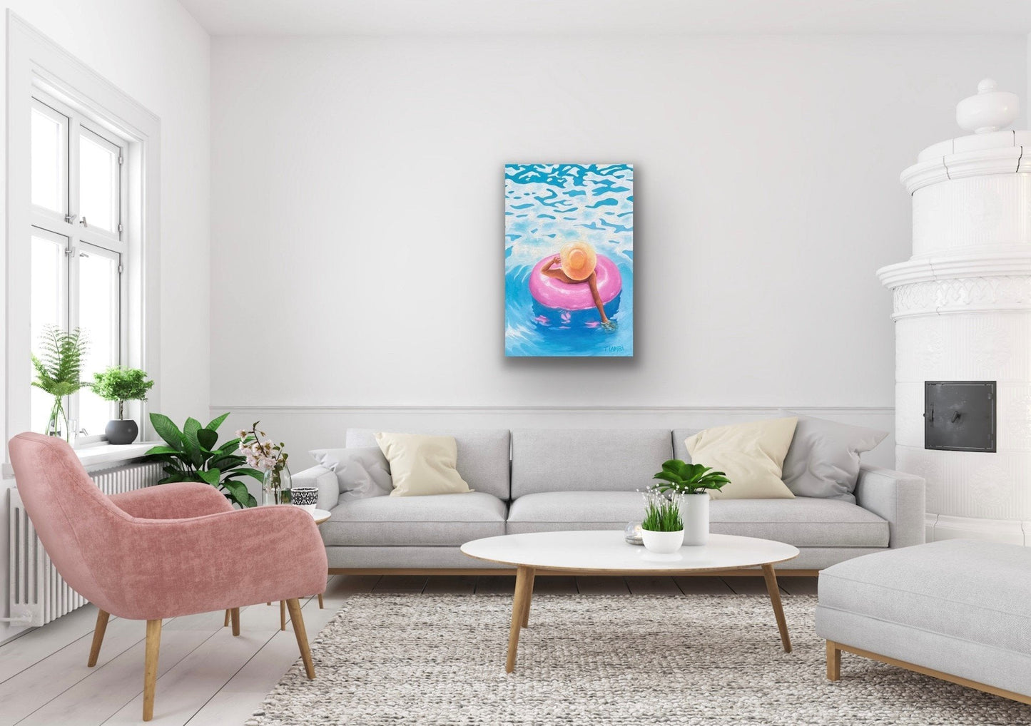 Cotton Candy Dreams - Original Art - Gold Coast Gallery Of ArtTrisha Lambi