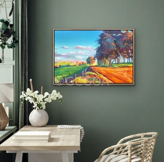 Country Road 2 - Original Art - Gold Coast Gallery Of ArtJos Coufreur