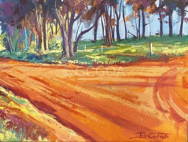 Country Road 2 - Original Art - Gold Coast Gallery Of ArtJos Coufreur