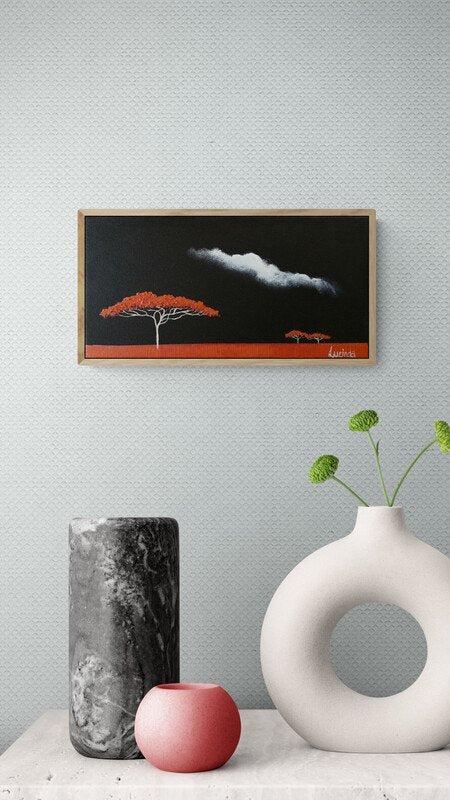 Crimson Tree Horizon - Gold Coast Gallery Of ArtLucinda Leveille