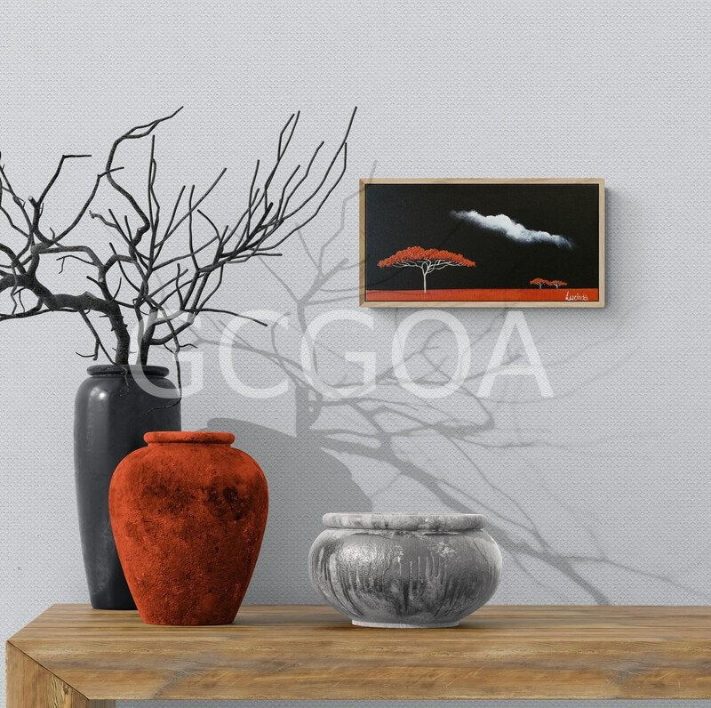 Crimson Tree Horizon - Gold Coast Gallery Of ArtLucinda Leveille