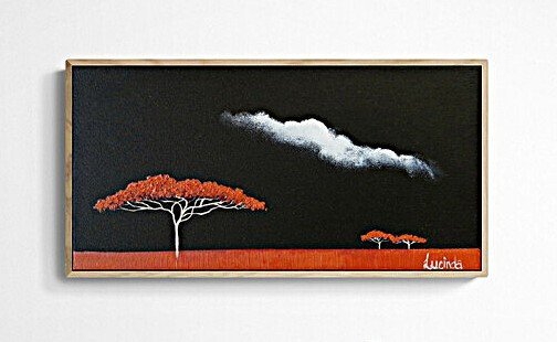 Crimson Tree Horizon - Gold Coast Gallery Of ArtLucinda Leveille