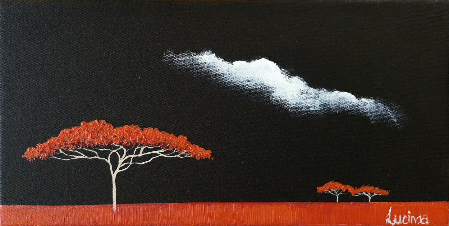Crimson Tree Horizon - Gold Coast Gallery Of ArtLucinda Leveille