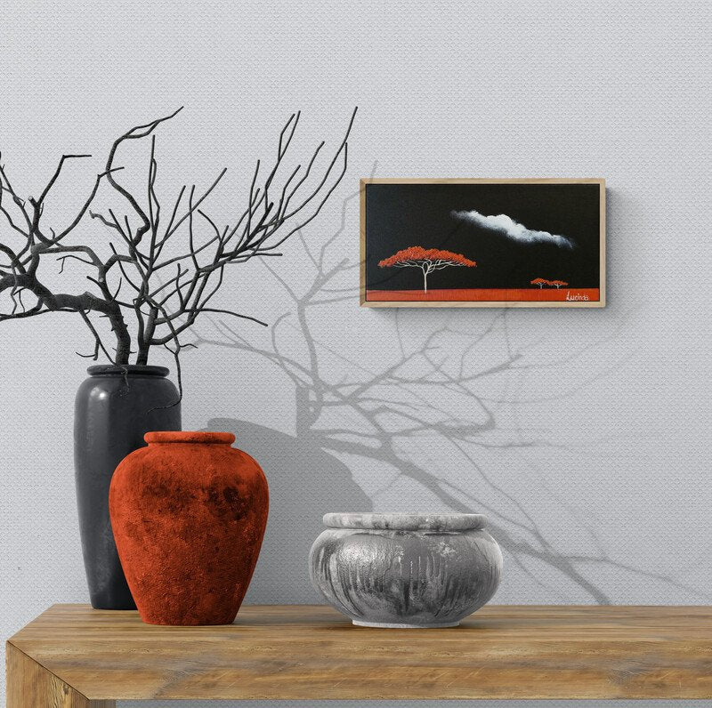 Crimson Tree Horizon - Gold Coast Gallery Of ArtLucinda Leveille