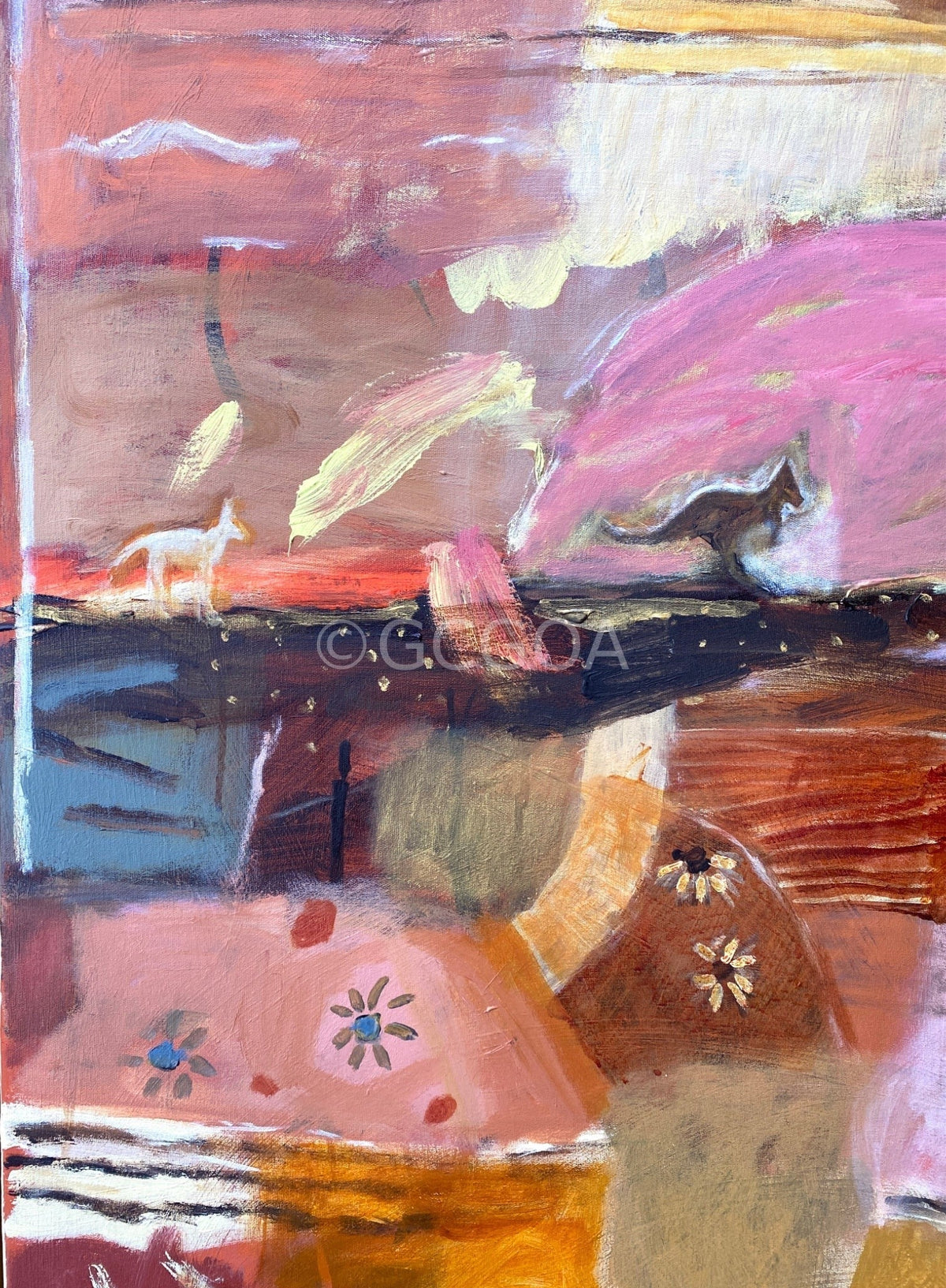 Crossing The Land - Gold Coast Gallery Of ArtGreta Hounslow