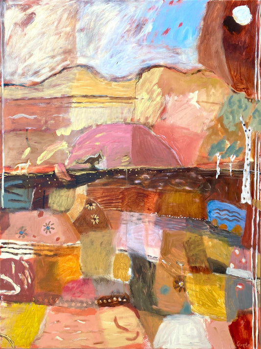 crossing the land - Gold Coast Gallery Of ArtGreta Hounslow