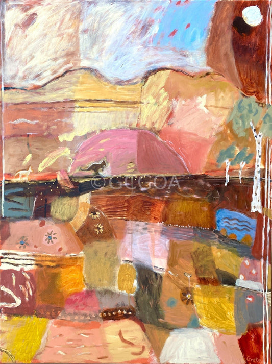 Crossing The Land - Gold Coast Gallery Of ArtGreta Hounslow