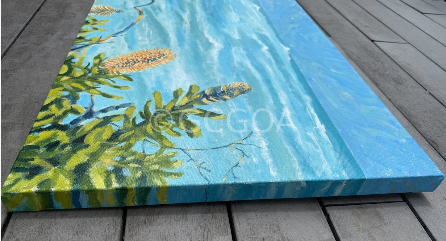 Curls In The Wind - Original Art - Gold Coast Gallery Of ArtSuzanne Barrett