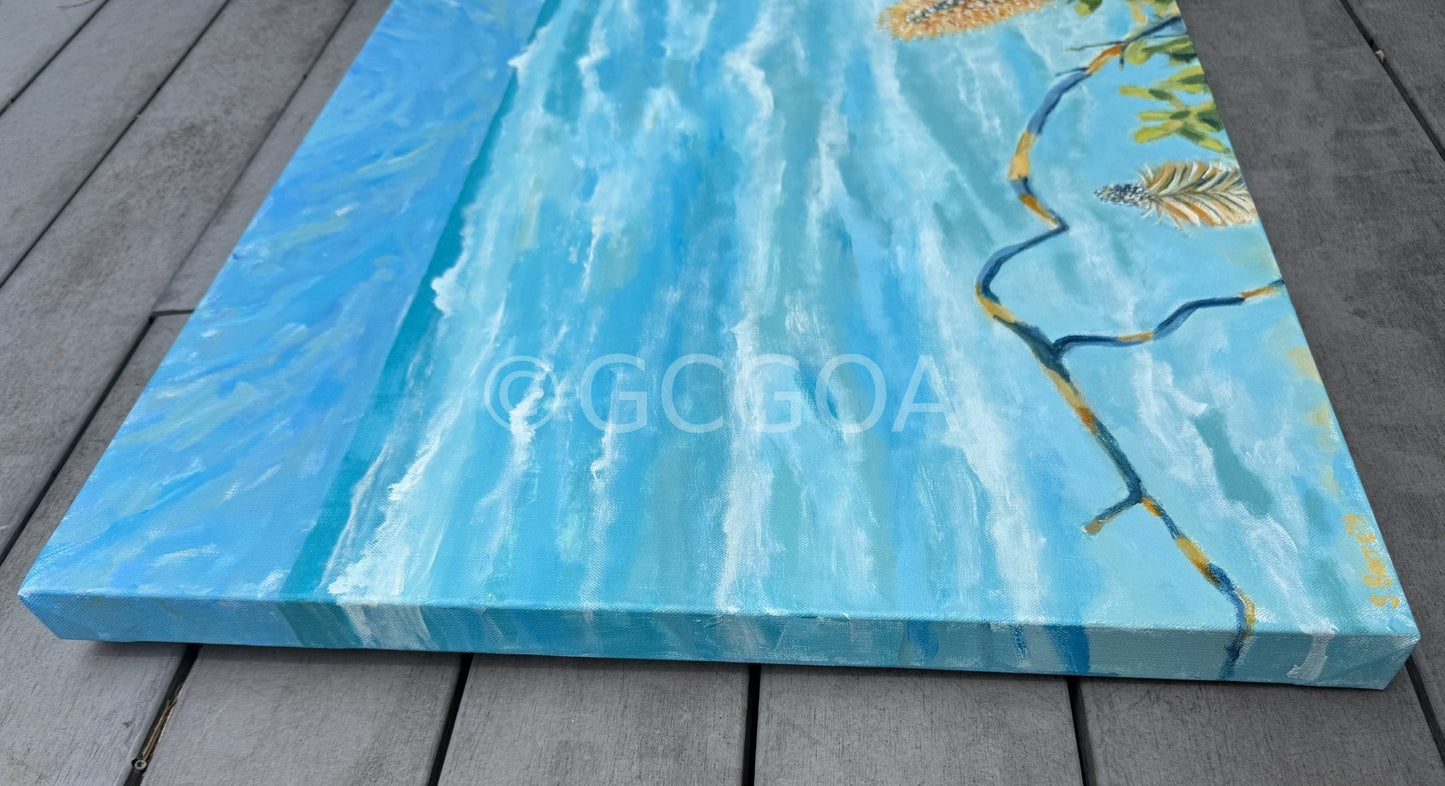Curls In The Wind - Original Art - Gold Coast Gallery Of ArtSuzanne Barrett