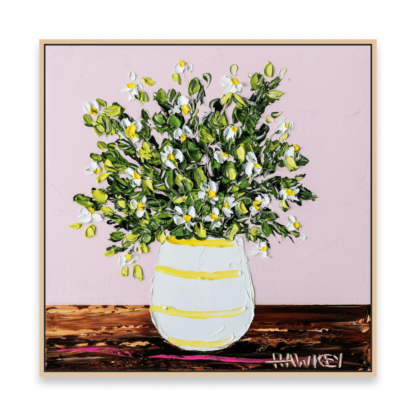 Daisies In A Vase 5 - Fine Art Print - Gold Coast Gallery Of ArtAngela Hawkey