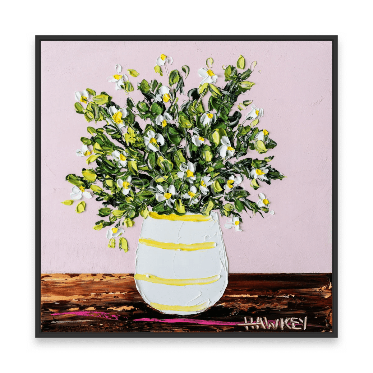 Daisies In A Vase 5 - Fine Art Print - Gold Coast Gallery Of ArtAngela Hawkey