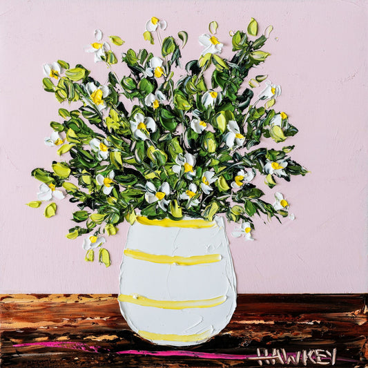 Daisies In A Vase 5 - Fine Art Print - Gold Coast Gallery Of ArtAngela Hawkey