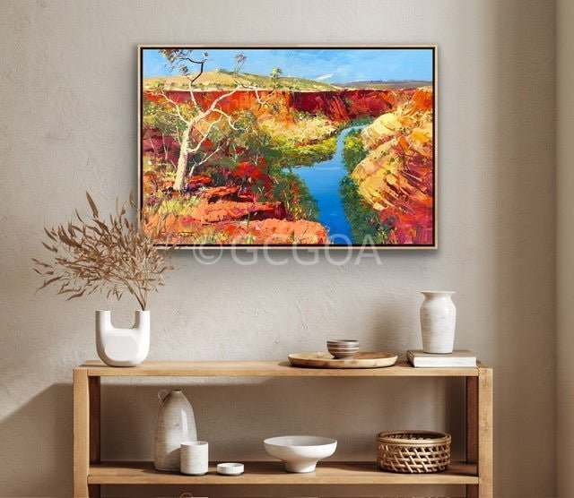 Dales Gorge, Karijini - Original Art - Gold Coast Gallery Of ArtJos Coufreur
