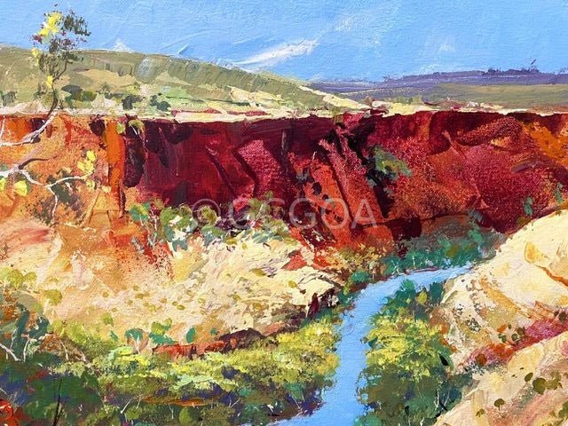 Dales Gorge, Karijini - Original Art - Gold Coast Gallery Of ArtJos Coufreur