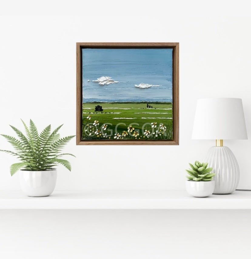 Dancing Daisies - Original Art - Gold Coast Gallery Of ArtJustine Bartie