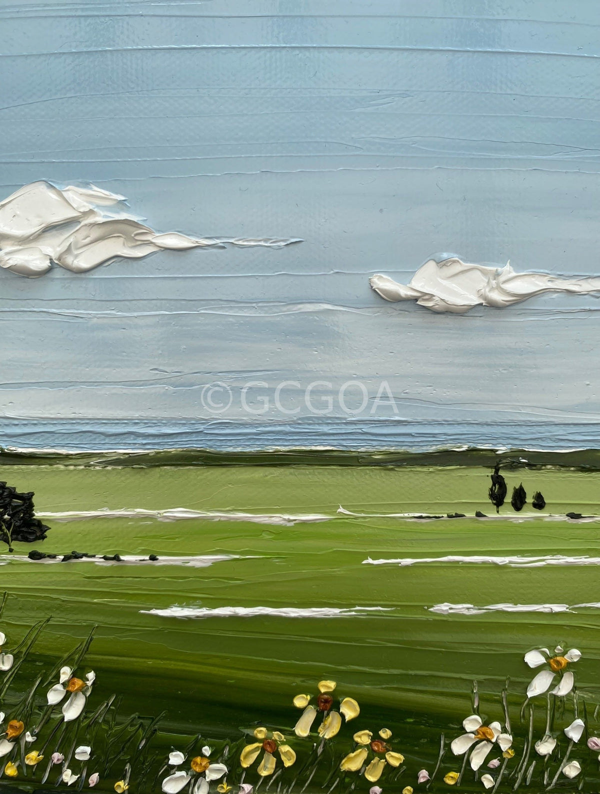 Dancing Daisies - Original Art - Gold Coast Gallery Of ArtJustine Bartie