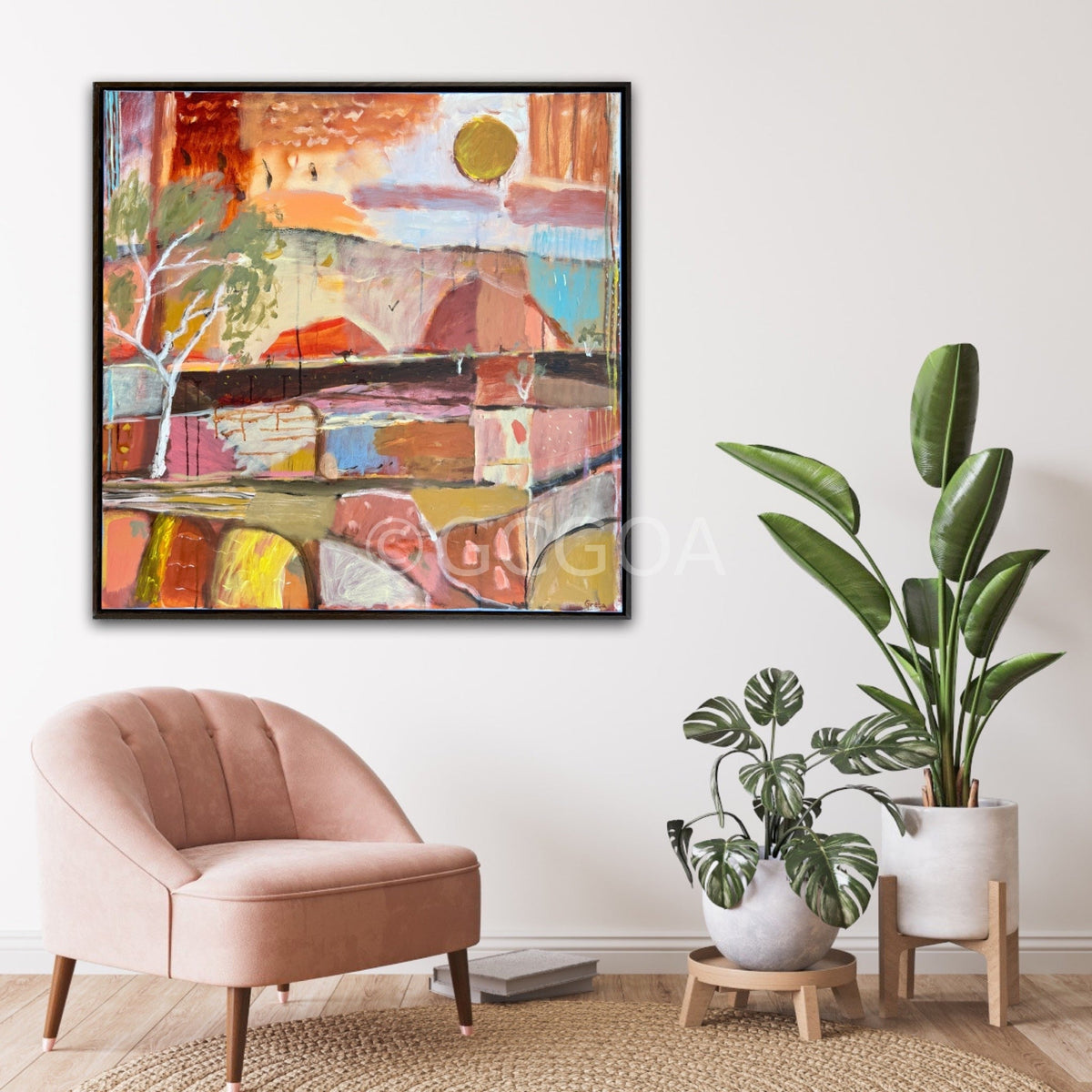 dancing on the land - original art - Gold Coast Gallery Of ArtGreta Hounslow