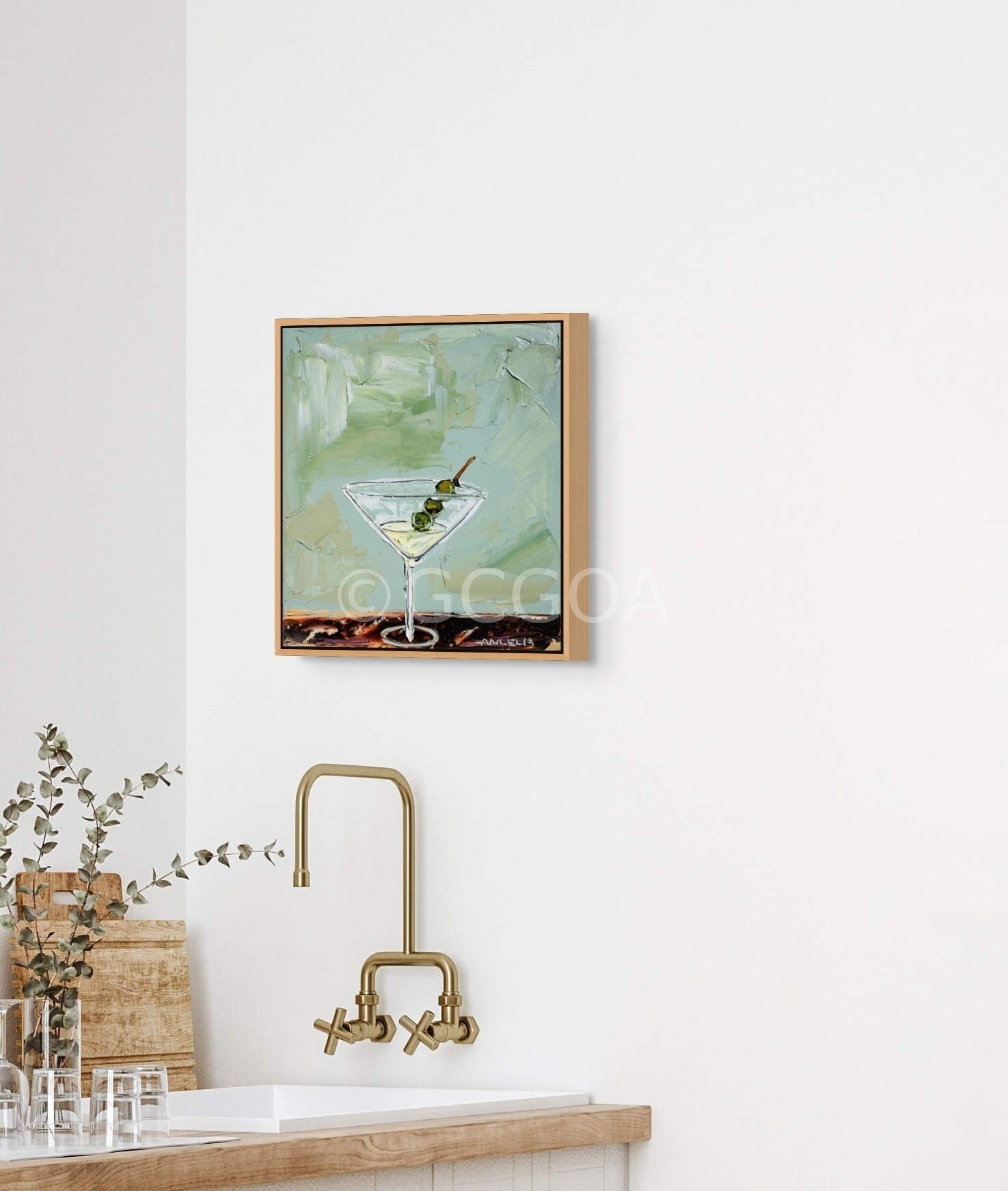 Date With A Martini - Fine Art Print - Gold Coast Gallery Of ArtAngela Hawkey