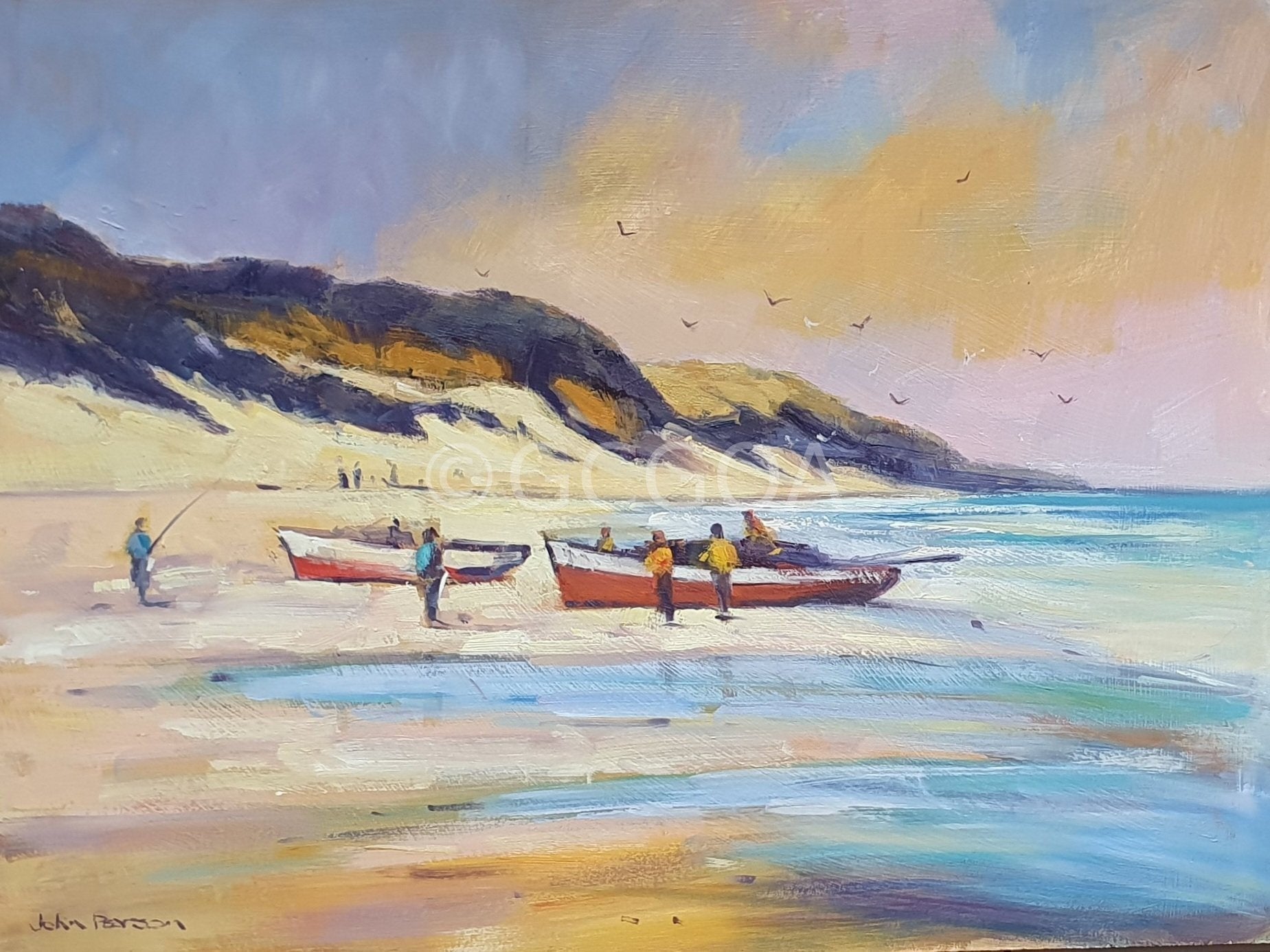 Day's End - Gold Coast Gallery Of ArtJohn G Pearson