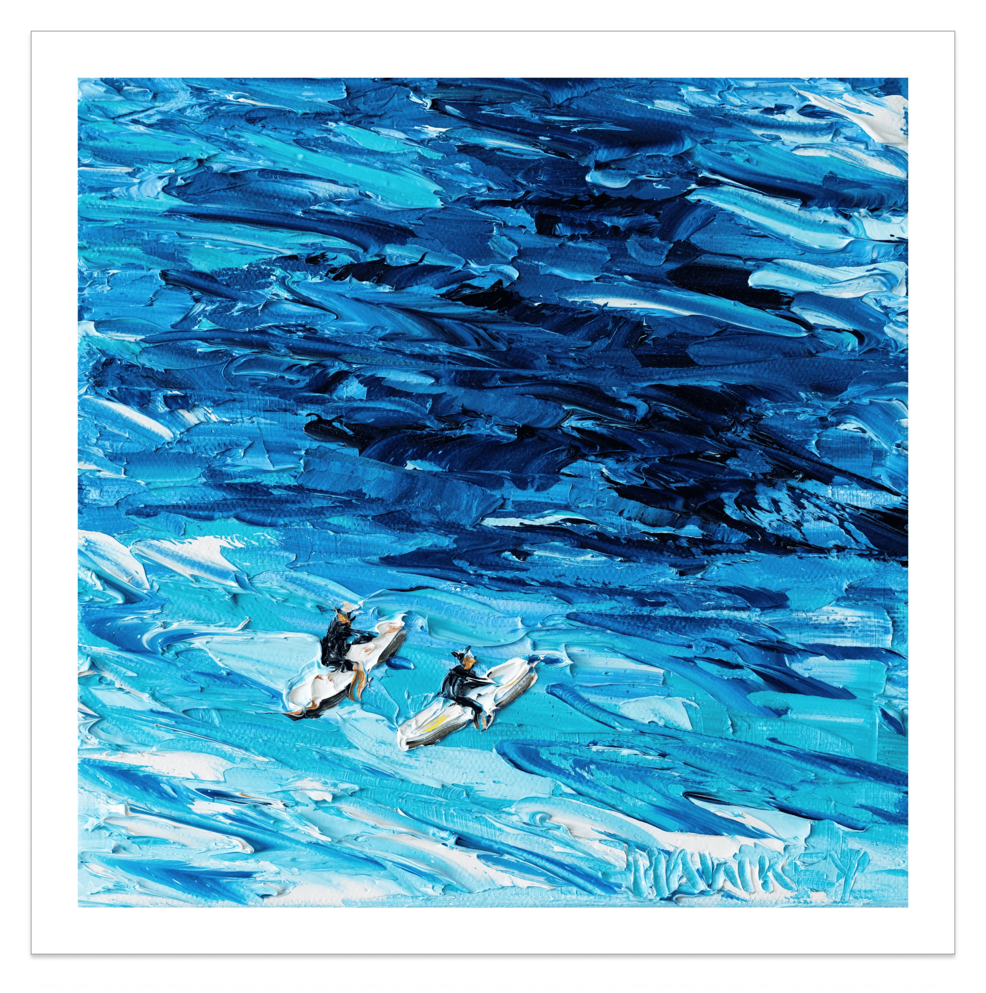 Deep Blue - Fine Art Print - Gold Coast Gallery Of ArtAngela Hawkey