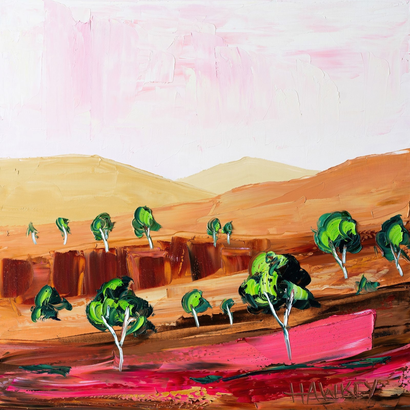 Desert Air 2 - Fine Art Print - Gold Coast Gallery Of ArtAngela Hawkey