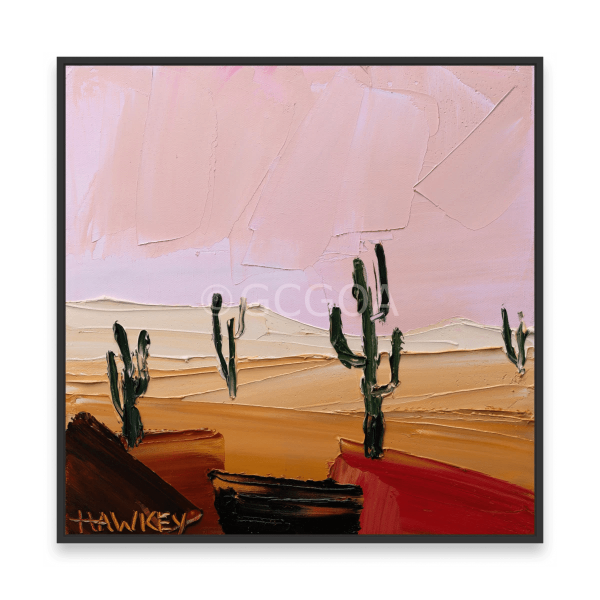 Desert Cacti 2 - Fine Art Print - Gold Coast Gallery Of ArtAngela Hawkey