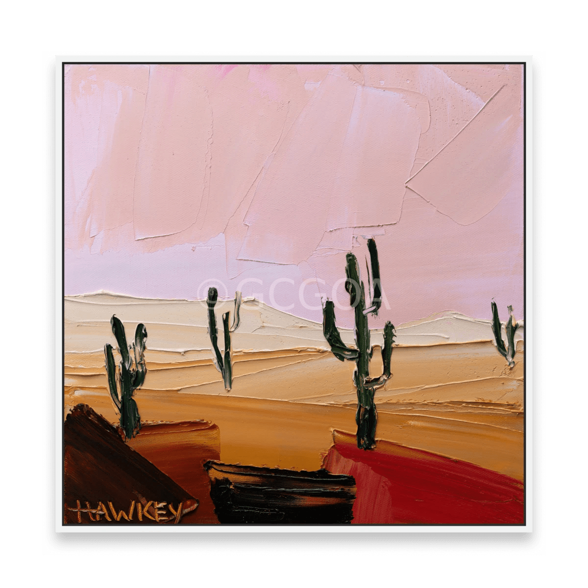 Desert Cacti 2 - Fine Art Print - Gold Coast Gallery Of ArtAngela Hawkey
