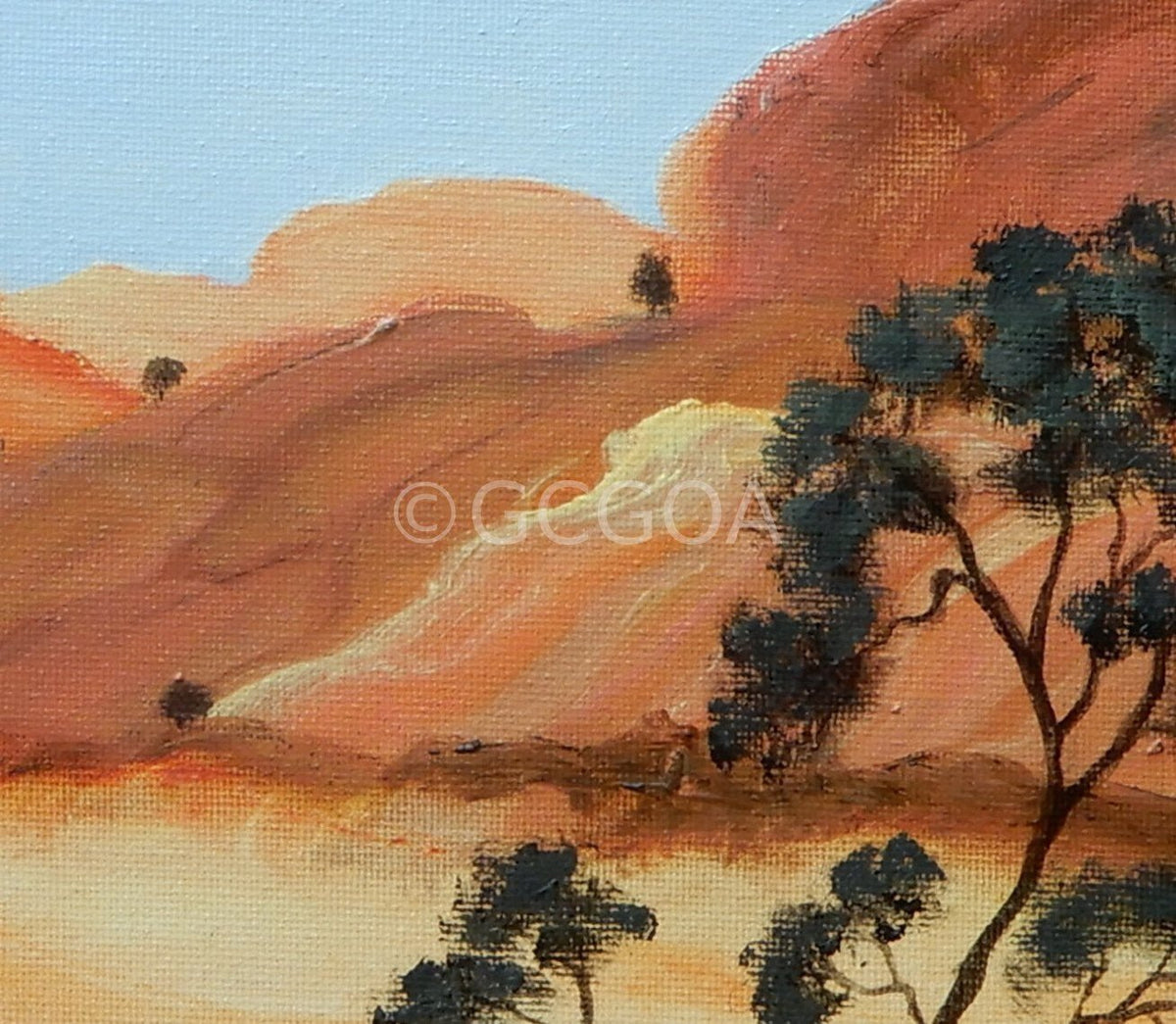Desert Reds - Gold Coast Gallery Of ArtDoodie Herman