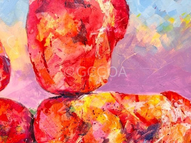 Devil’s Marbles- Karlu Karlu - Original Art - Gold Coast Gallery Of ArtJos Coufreur