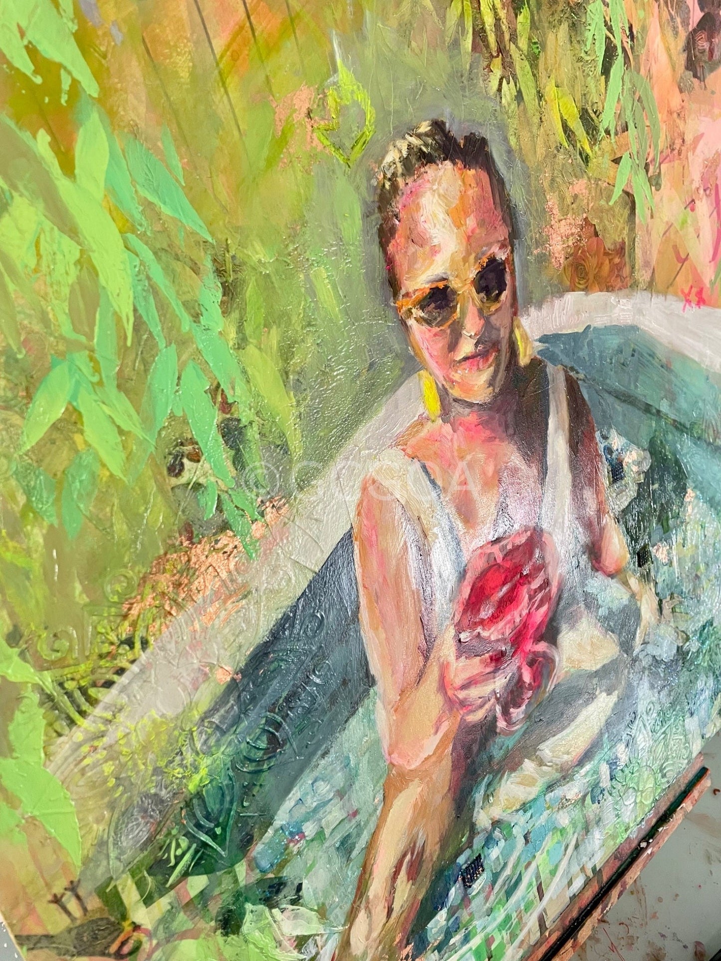 Divine & Sunshine - Original Artwork - Gold Coast Gallery Of ArtNatasha Charlotte