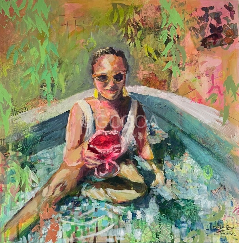 Divine & Sunshine - Original Artwork - Gold Coast Gallery Of ArtNatasha Charlotte