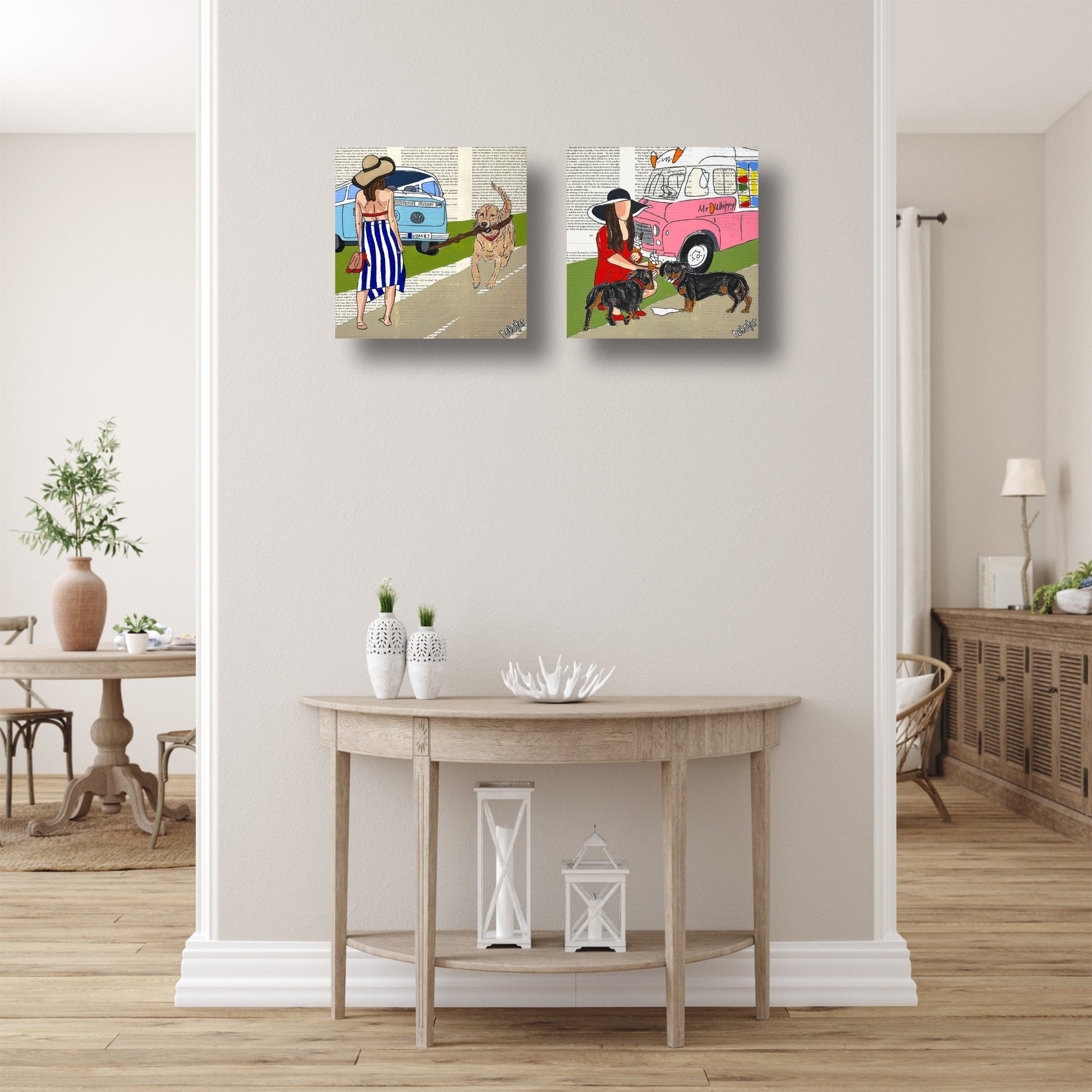 Dog Days - Kombi 2 - Gold Coast Gallery Of ArtDeborah Lang