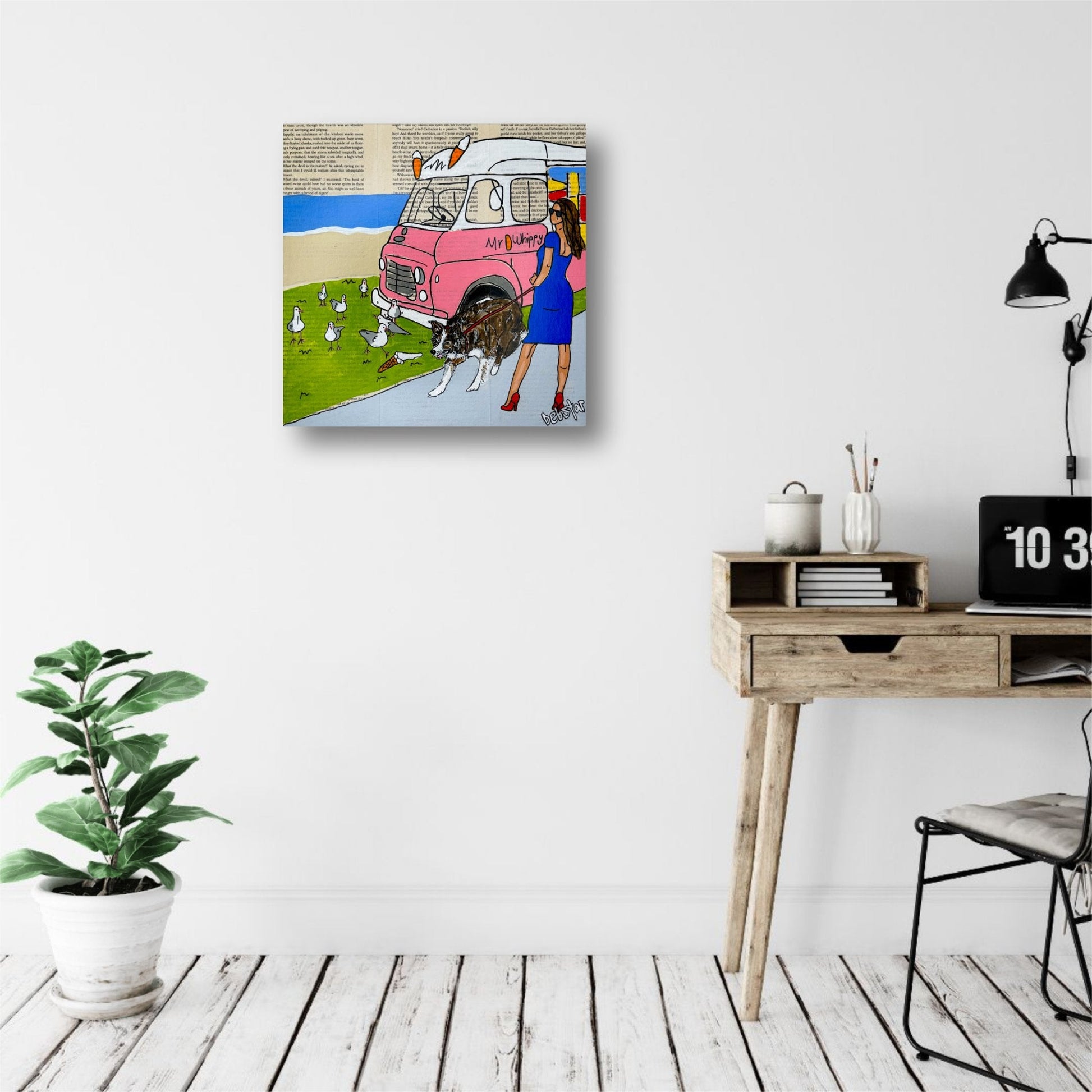 Dog Days - Mr Whippy and Seagulls - Gold Coast Gallery Of ArtDeborah Lang