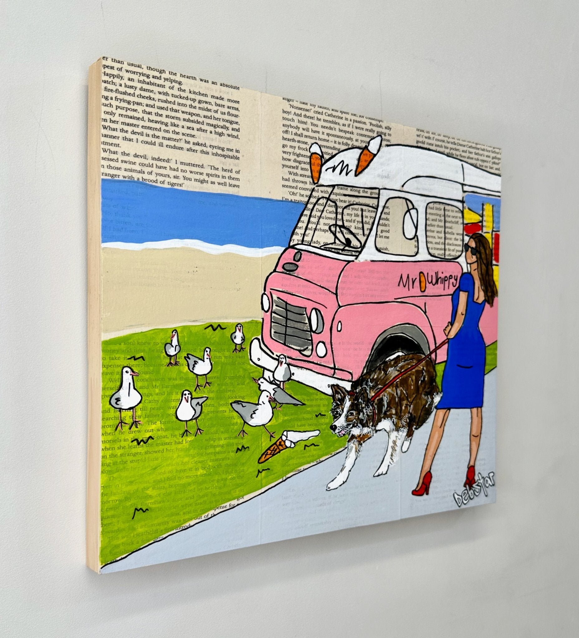 Dog Days - Mr Whippy and Seagulls - Gold Coast Gallery Of ArtDeborah Lang