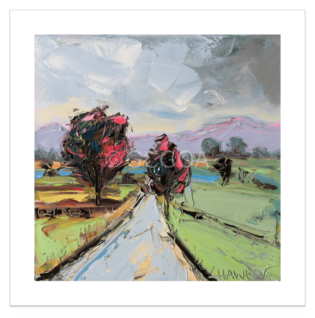 Down The Road - Fine Art Print - Gold Coast Gallery Of ArtAngela Hawkey